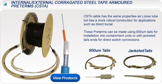 Internal/External Corrugated Steel Tape Armoured Preterms (CSTA)